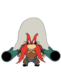 YOSEMITE SAM KIDS CARTOON DECAL STICKER 3M USA TRUCK HELMET VEHICLE WINDOW WALL