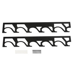 6-Roll Wall-Mounted Vinyl Film Rolls Rack Window Tint Organizer Display Holder
