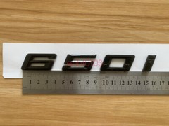 Gloss Black 3D ABS Letters Trunk 650i Emblem Rear Badge for BMW 2017-2022 650i