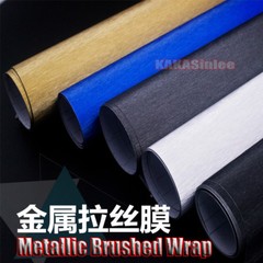 Bubble Free Car Metallic Strips Matte Brushed ALUMINUM Vinyl Wrap Sticker – CF
