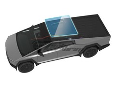 TPU Essmo Security Light Blue Glass Car Sunroof VLT70% UV99% Windshield Sunshade