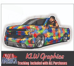 Full Size Slammed Lowered Bagged Air Ride Truck Decal Sticker Mini Pickup autism