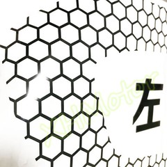 Honeycomb Taillight Lamp Decor Trim Self-Adhesive Sticker For Honda Accord 18-22