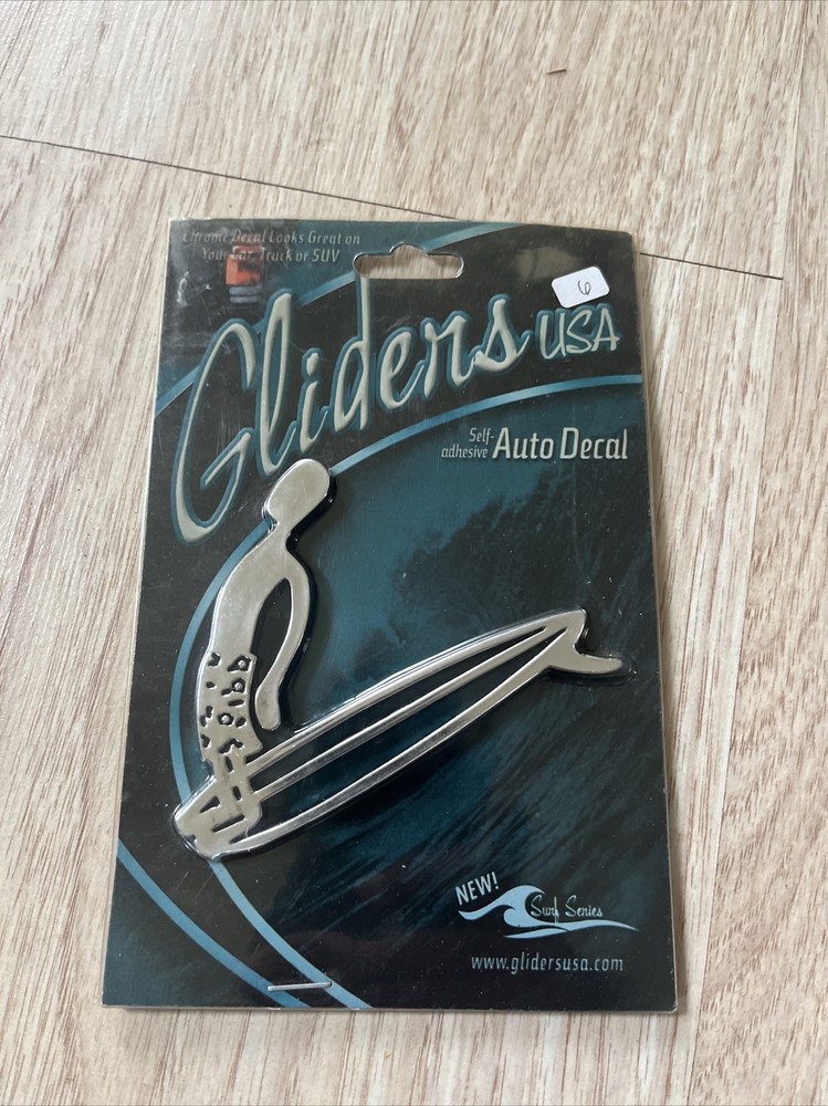 Auto Decal Gliders USA Self Adhesive Surf Series Toes On The Nose Hawaii 2000