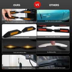 Car Door Guards Set Reflectors Protectors Prevent Scratches Protect Edges Van