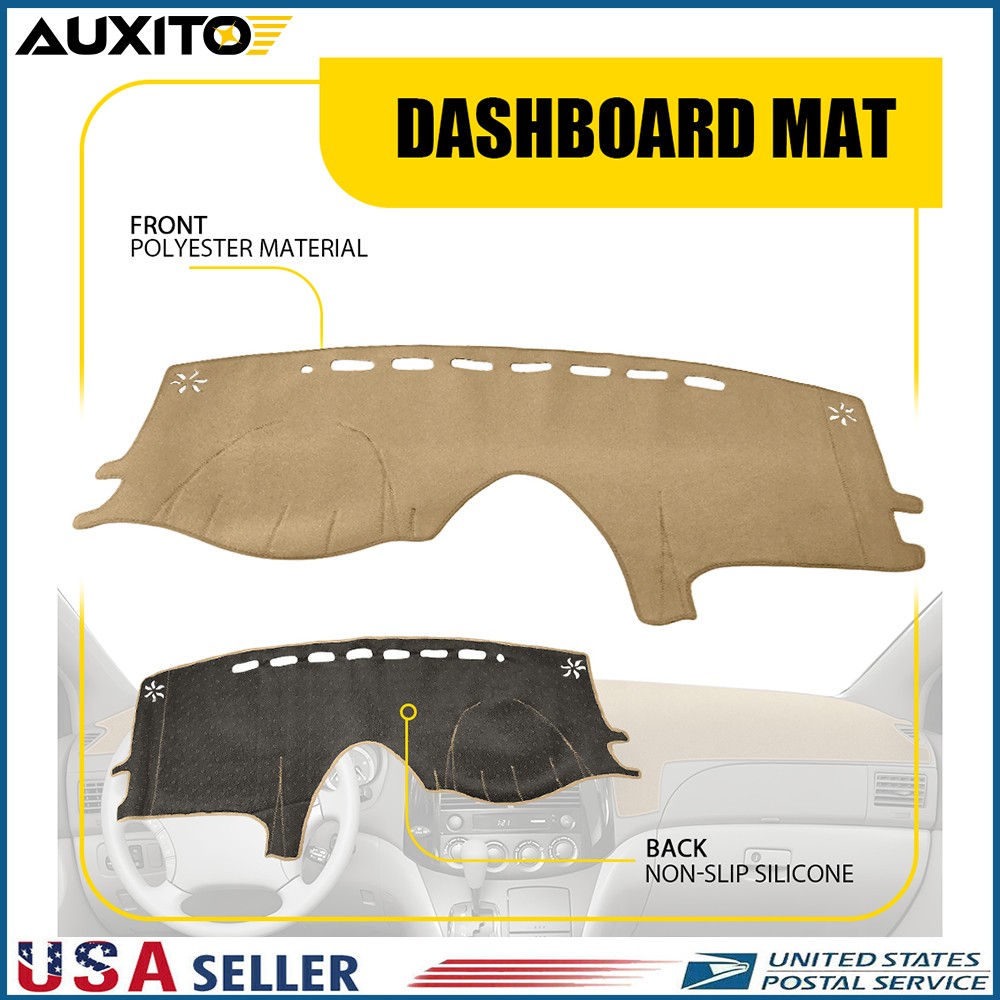 Fit Toyota Sienna 2004-10 Non-Slip Dash Mat Dashboard Cover Pad Black Gray Beige