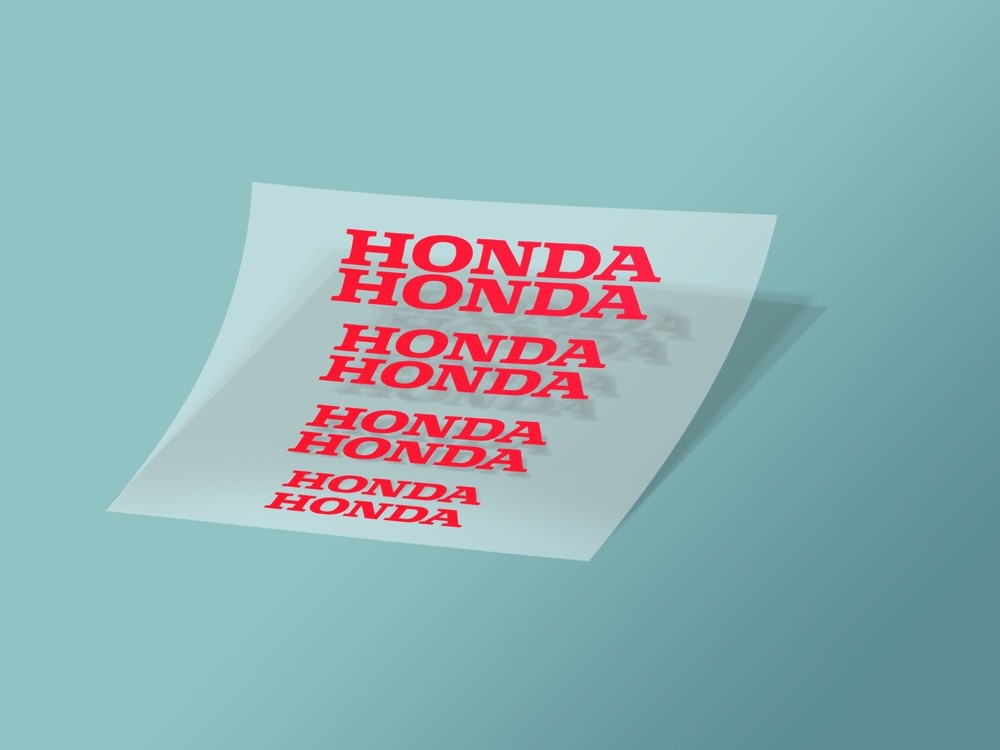 8pcs Honda Caliper Decal Stickers, Die-Cut Vinyl Decal Sticker