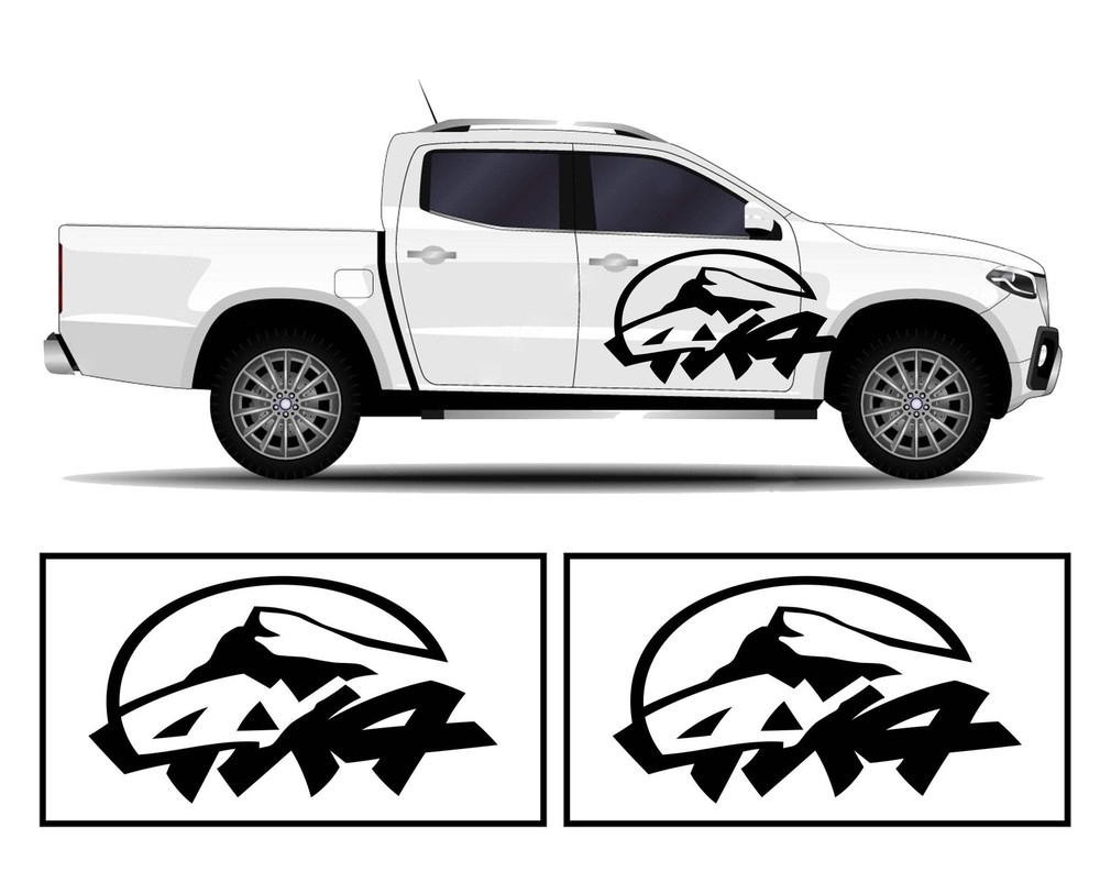 Rocker Panel Livery Self Healing Vinyl Side Graphics #014 fits Fits All 4 Door C