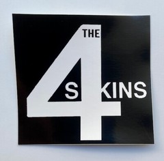 The 4 Skins Sticker Vinyl Decal Car Bumper Window Punk Rock 4″ X 4.25″ (268)