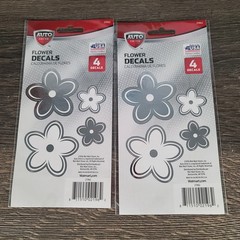 Mixed Lot of 6 Girly Car Decal Stickers Various Sizes and Prints