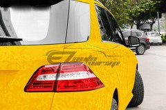 Camouflage Shadow Yellow Camo Pattern Car Vinyl Wrap Decal Sticker Sheet Film