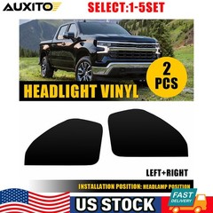 For 2022-2025 Chevy Silverado 1500 Headlight Side Marker SMOKE Precut Tint 2-10X