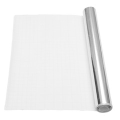 Silver Chrome Mirror Vinyl Wrap Film Roll Sheet Air Bubble 12 X 60 In