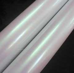 Flexible Car SUV Motor Wrap Pearl Glossy Satin Metal Vinyl Sticker Dawn White US