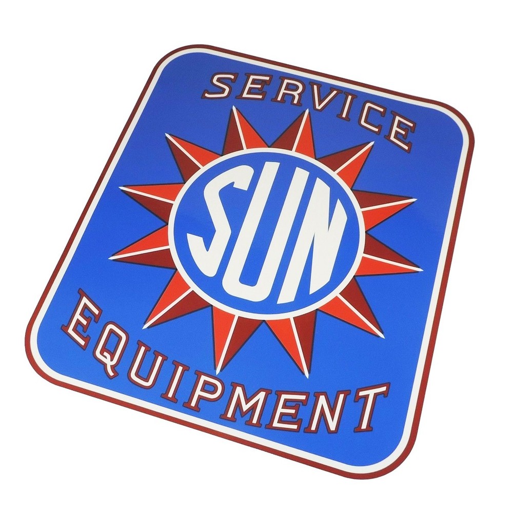 Sun Electric Service Equipment Tune Up Machine Cabinet Logo Decal Testing 1960s