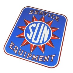 Sun Electric Service Equipment Tune Up Machine Cabinet Logo Decal Testing 1960s