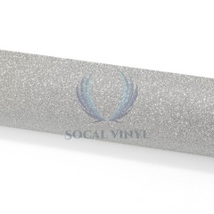 Premium Ultra Diamond Glitter Matte Silver Car Vinyl Wrap Sticker Decal Sheet