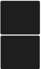 2015-2019 FORD MUSTANG SUN VISOR WARNING LABEL BLACKOUT DECALS – MATTE BLACK