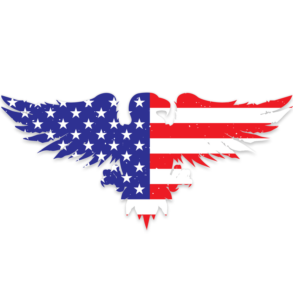 Stickios American Flag Eagle Decals – Made in USA