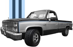 Phoenix Graphix 5-Band Body Stripe Kit 1984-1991 Chevy or GMC Full Size Truck