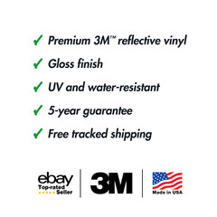 MARCH – California License Plate YOM Month Sticker – CA DMV Registration Tag