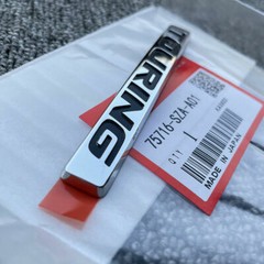 NEW Chrome TOURING REAR TRUNK BADGE EMBLEM FOR HONDA CRV HRV ODYSSEY STICKER