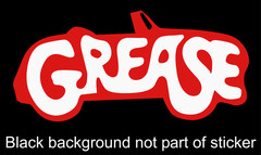 sticker decal Grease movie theme NEW 6 inches in length place anywhere