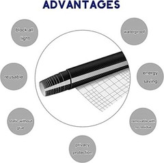 Black 6D Carbon Fiber Vinyl Wrap Roll 1ft x 10ft, Lypumso Super Glossy Car