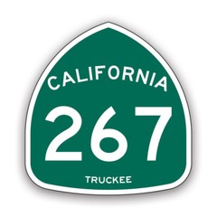California Highway 267 Sticker Decal – Weatherproof – hwy hwy267 north shore