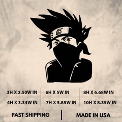 Kakashi Hatake |Vinyl Sticker |Decal for Window|Laptop|Any smooth surface