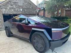 Cybertruck DIY PPF Paint Protection Film Wrap Color Change Gloss Stella Purple