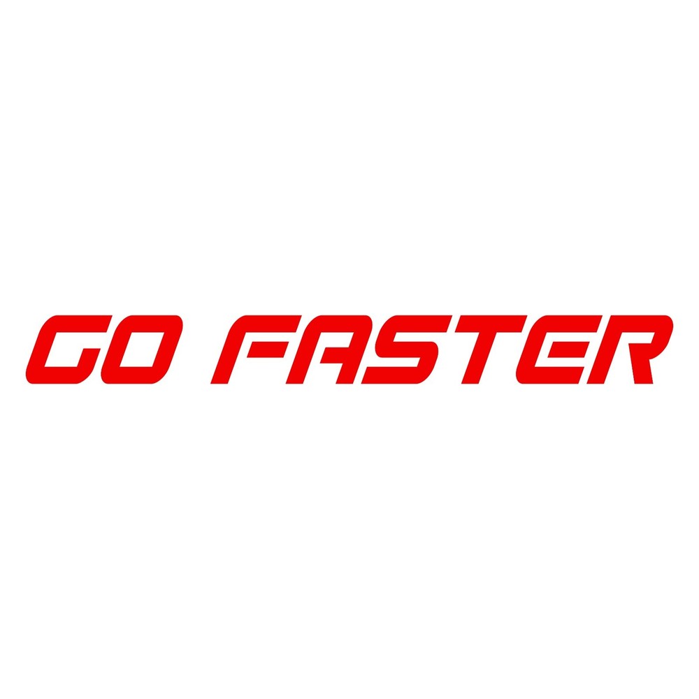 Go Faster Sticker – 2 Pack Go Fast Decal – Select Color Size