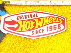 MATTEL ORIGINAL HOT WHEELS SINCE 1968 VINYL MAGNET WEATHER RESISTANT 90227206