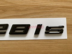 Gloss Black 3D ABS Letters Trunk 328is Emblem Rear Badge for BMW 2017-2022 328is
