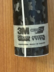 3m 2080 Camo Black Vinyl Car Vehicle Wrap Decal Sheet Roll Film