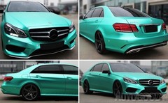 48″ x 60″ Satin Matte Chrome Metallic Teal Green Vinyl Film Wrap Bubble Free