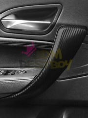 4D Carbon Fiber Black Glossy Vinyl Wrap Decal Sheet Bubble Free Sheet Film DIY