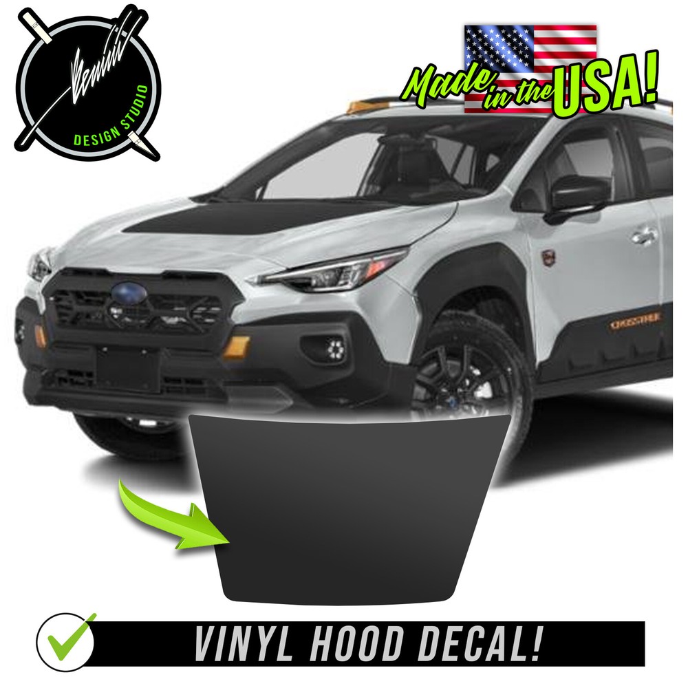 Hood Blackout Racing Stripe Decal Fit Subaru Crosstrek 2007-2011 2025 Wilderness