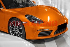 Gloss Glitter Orange Sparkle Metallic Car Vinyl Wrap Sticker Decal Sheet Film