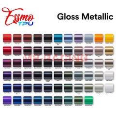Gloss Metallic Sapphire Blue PPF TPU Paint Protection Film Dry Wet Vinyl Wrap