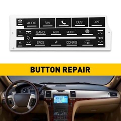 1/2set Replacement Radio Button Stickers For 2007-2014 escalade Switch ReDe H
