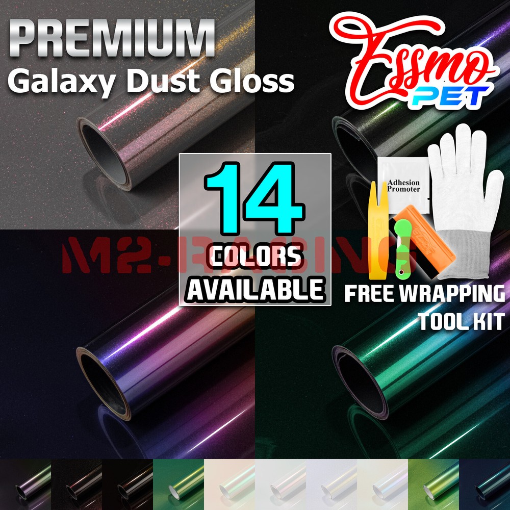 ESSMO PET Galaxy Dust Gloss Auto Car Vinyl Vehicle Wrap Decal Sticker Sheet Film