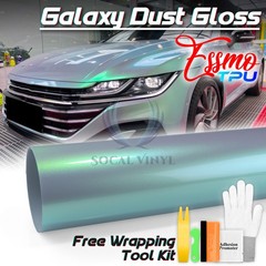 Galaxy Dust Gloss Gray Green PPF TPU Paint Protection Film Dry Wet Vinyl Wrap