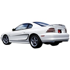 Graphic Express Side Stripe Kit C-Stripe Dual Line Black Mustang 1994-1998