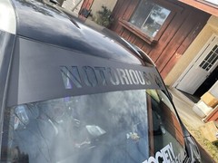 For NOTORIOUS VQS Reverse CutWindshield Banner 10×62 Size 370z 350z G37 Sports