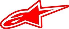 Alpine Star logo decal sticker die cut vinyl
