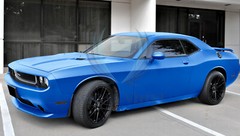 Matte Flat Metallic Blue Vinyl Car Wrap Sticker Decal Bubble Free Adhesive Film