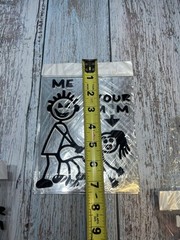Funny ME YOUR MUM CAR Window STICKER,NWT 4 Pcs