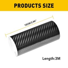Car Door Protector Scuff Sill Stick Cover Antiscratch Carbon Fiber Sticker 10CM