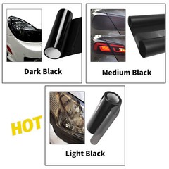 Vinyl Film Smoke Gloss Tint Car Headlight Taillight Fog Light 12″x24″ / 1 x 2 FT
